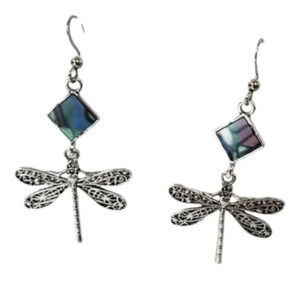 Dragonfly Drop Earrings
